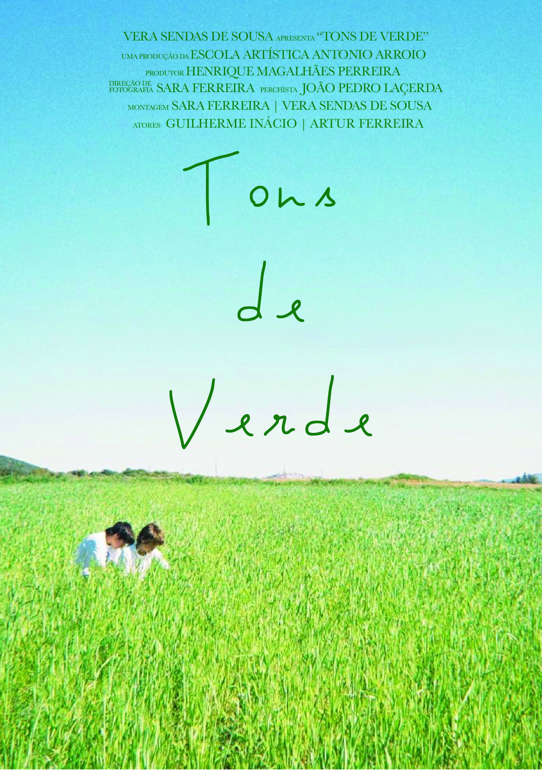 Tons de verde poster