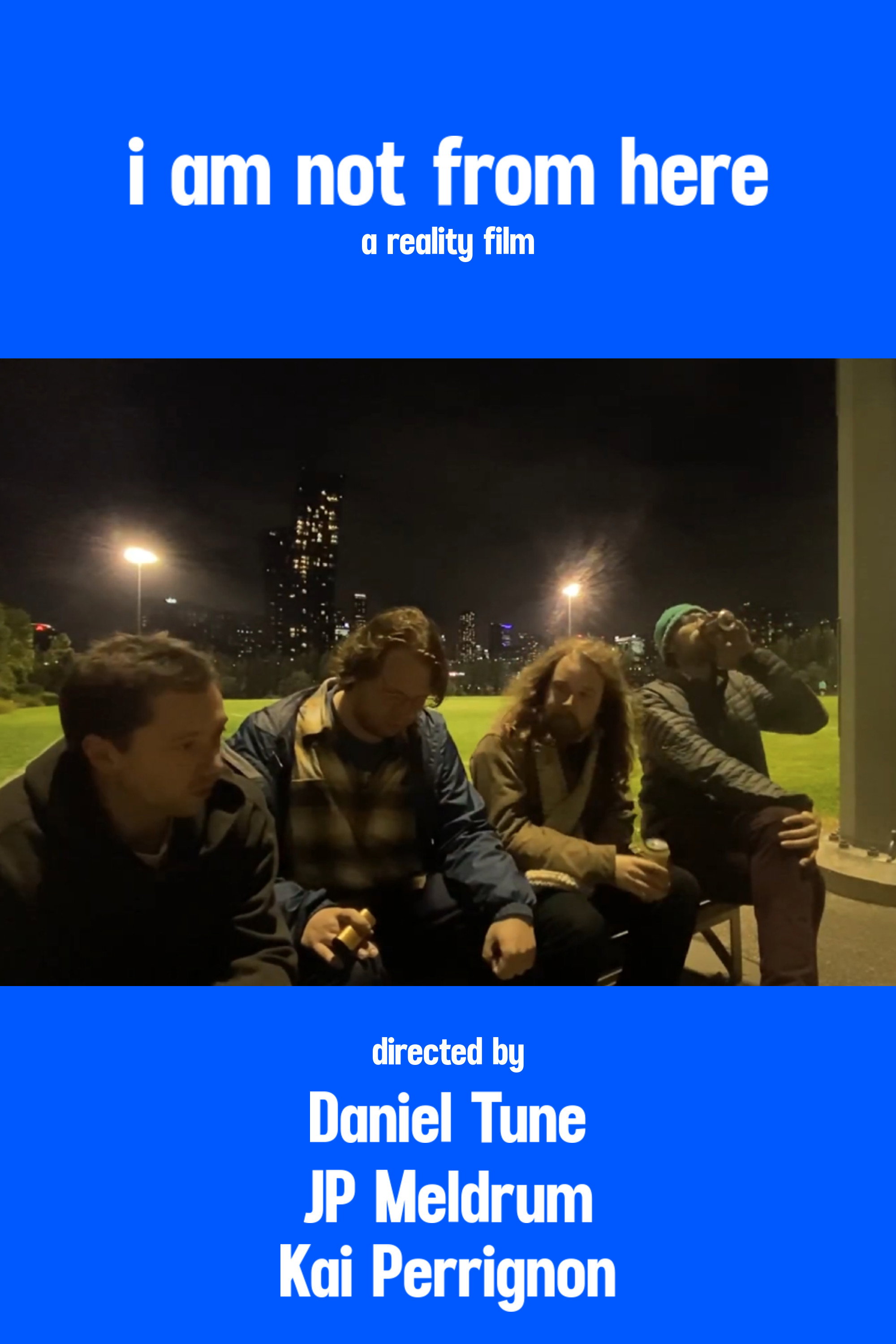 i am not from here poster