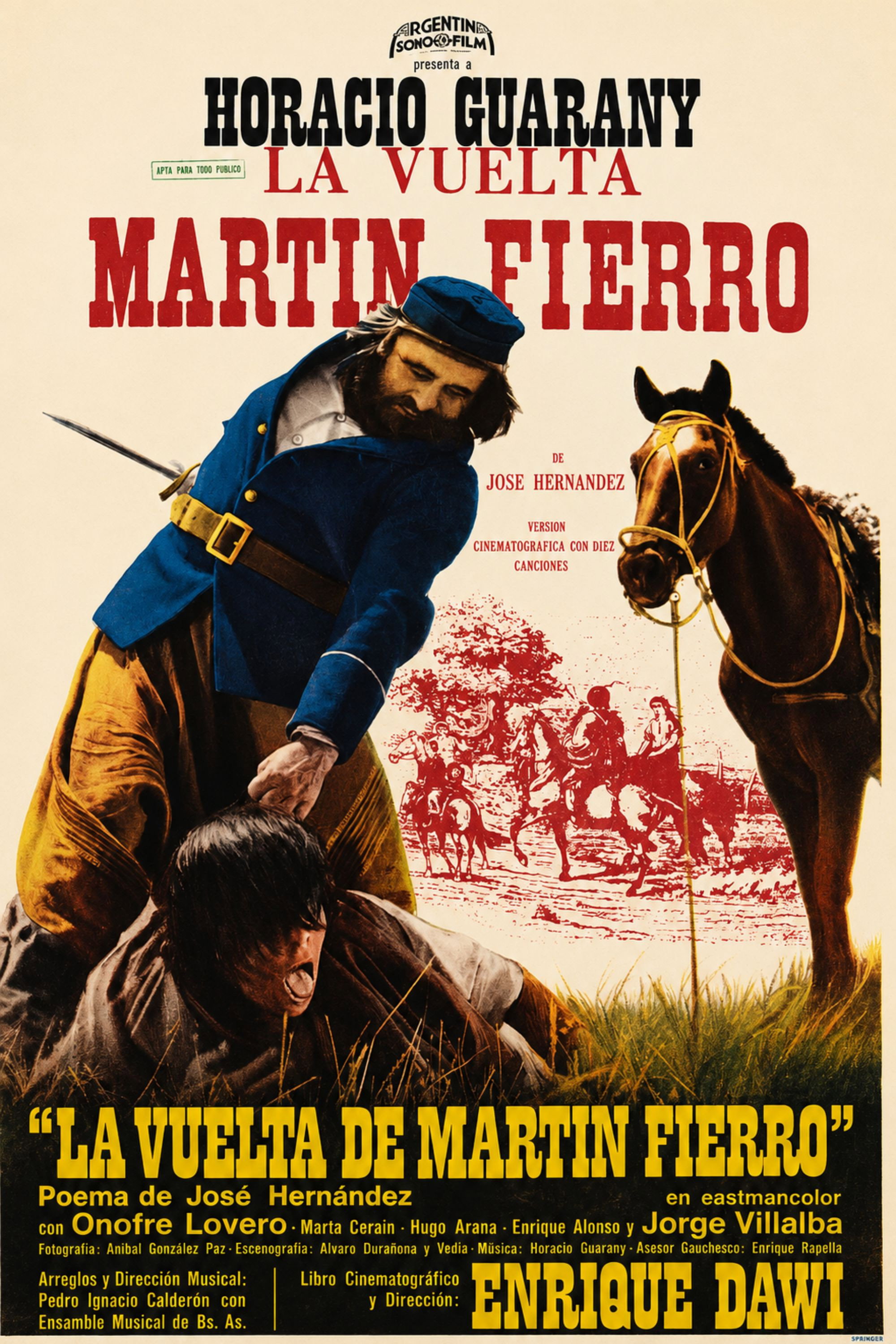 La vuelta de Martín Fierro poster