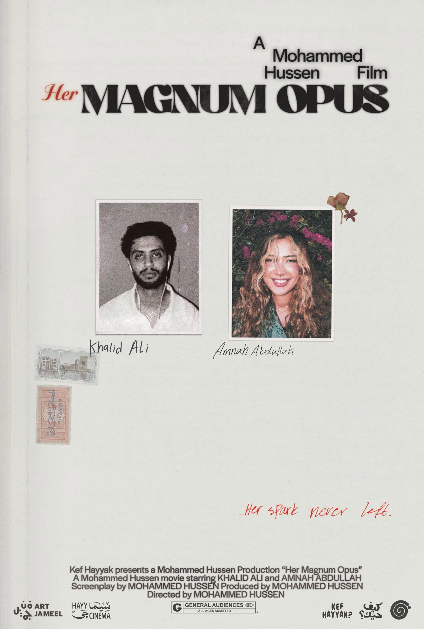 her MAGNUM OPUS poster