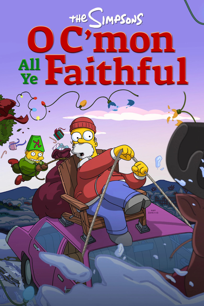 The Simpsons: O C'mon All Ye Faithful poster