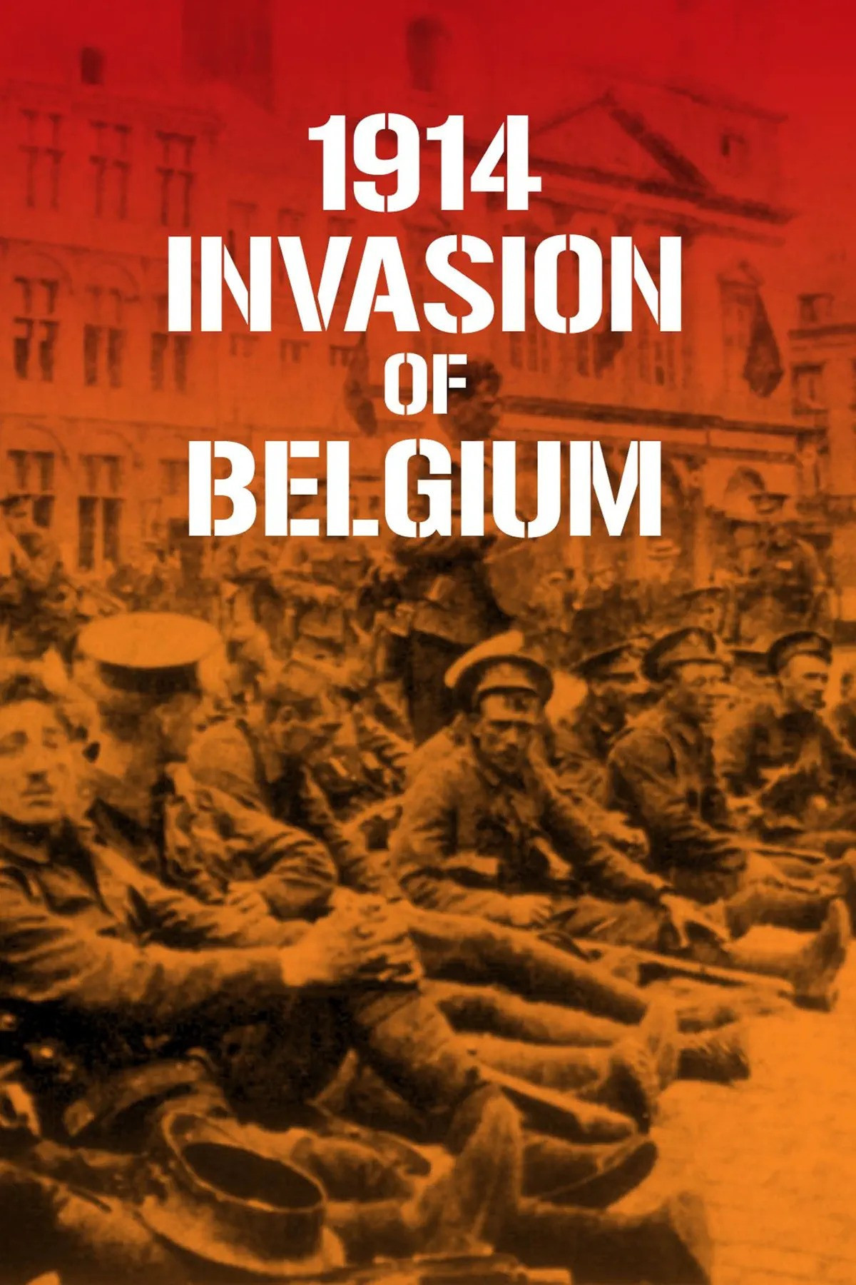 1914 invasion of Belgium poster