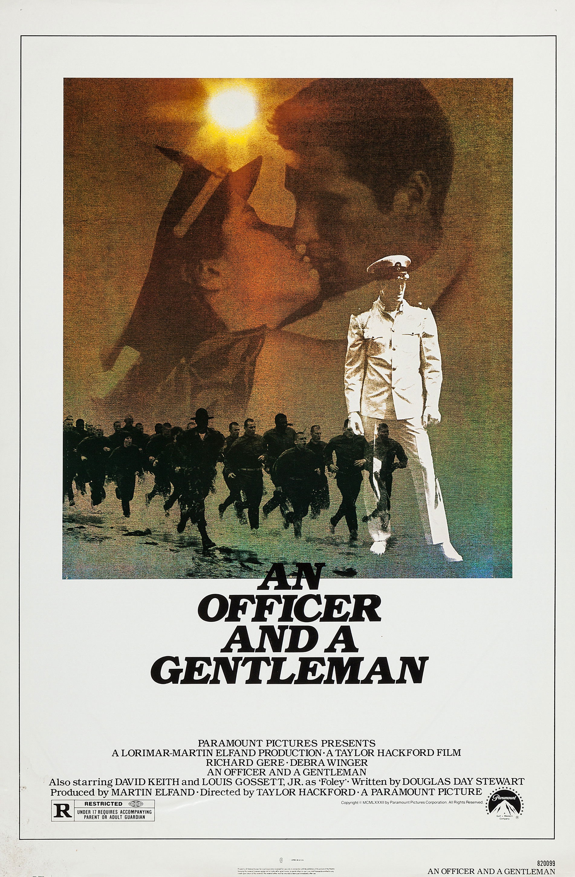 An Officer and a Gentleman poster