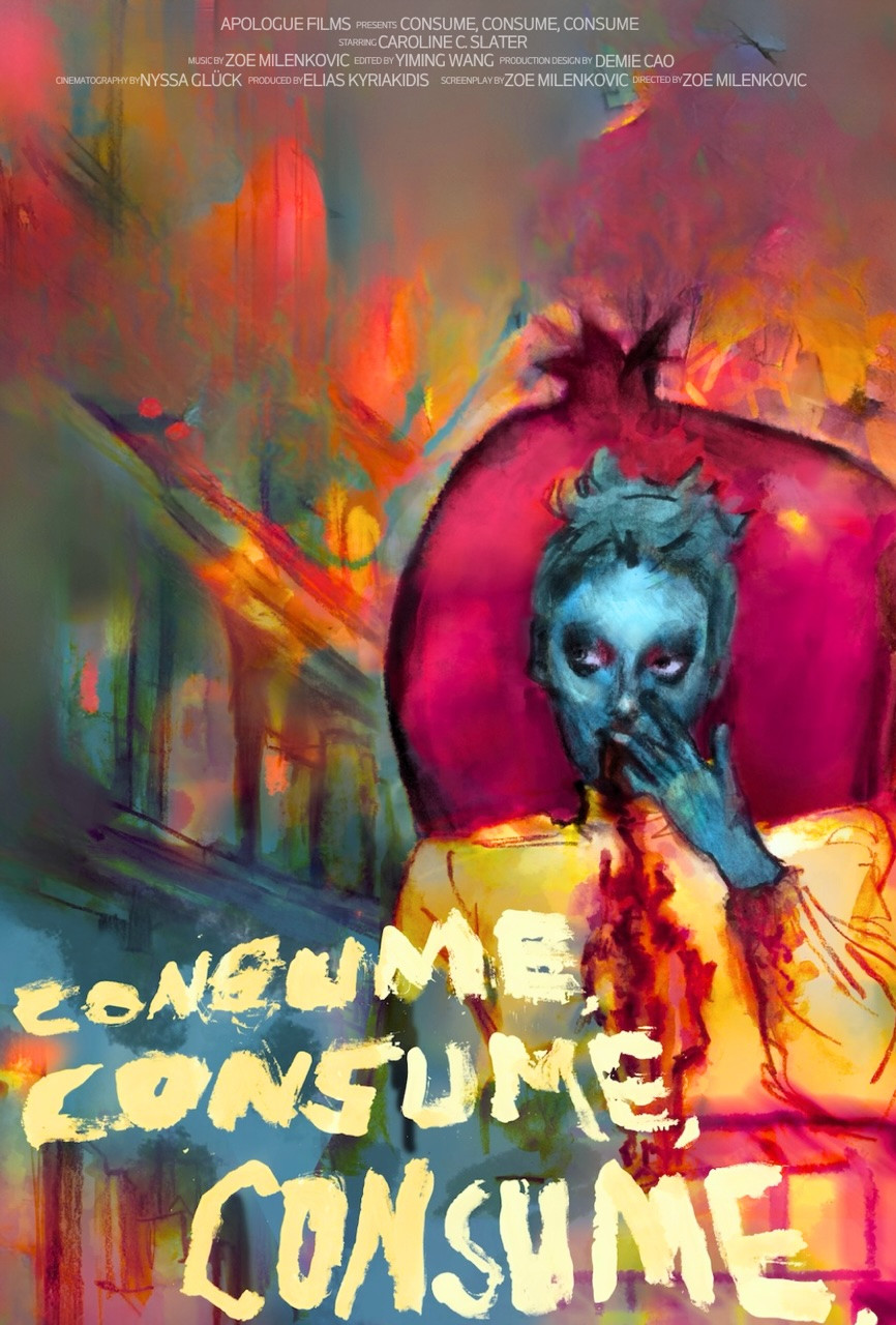 consume, consume, consume, poster