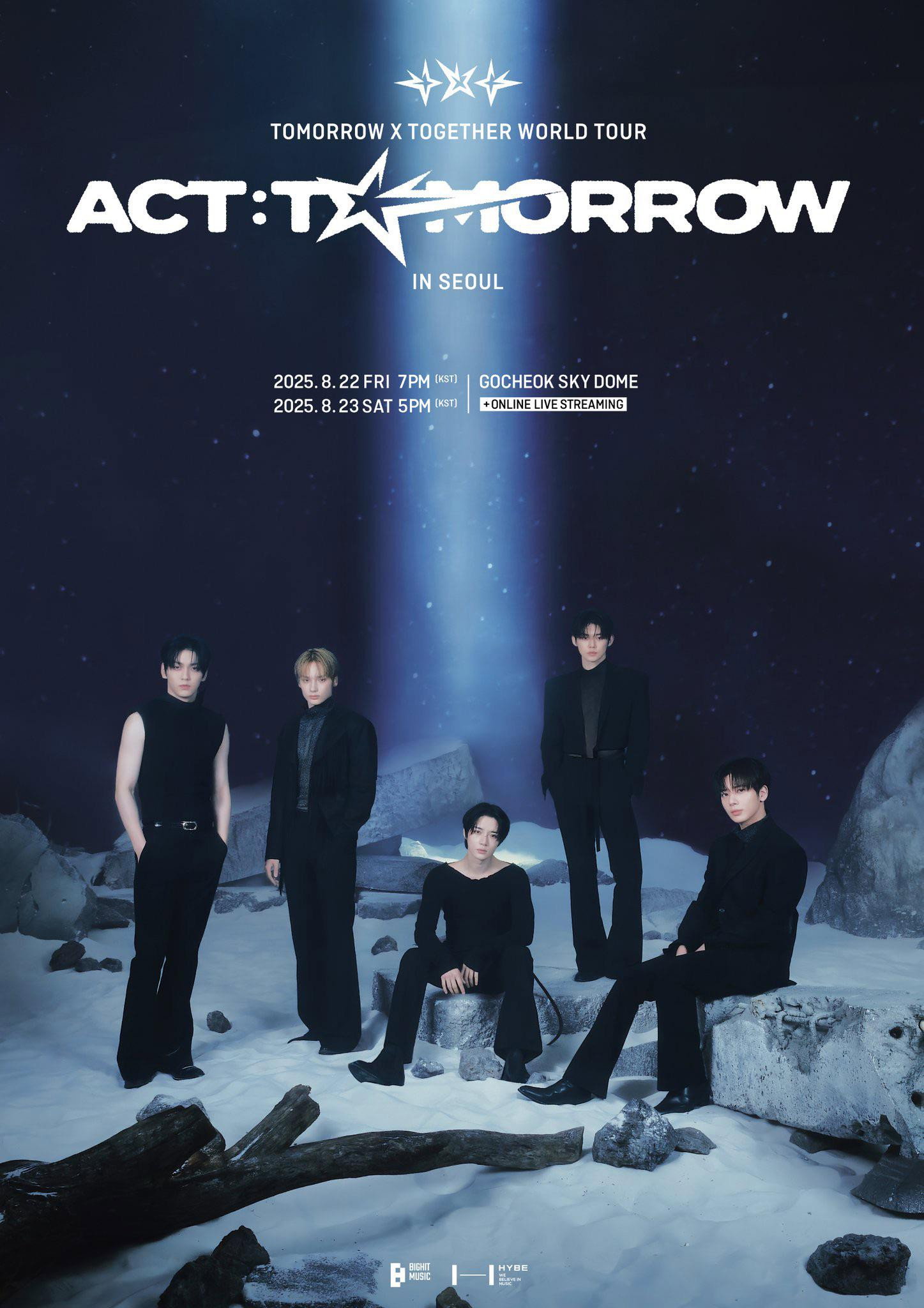 TOMORROW X TOGETHER WORLD TOUR 'ACT : TOMORROW' IN SEOUL poster
