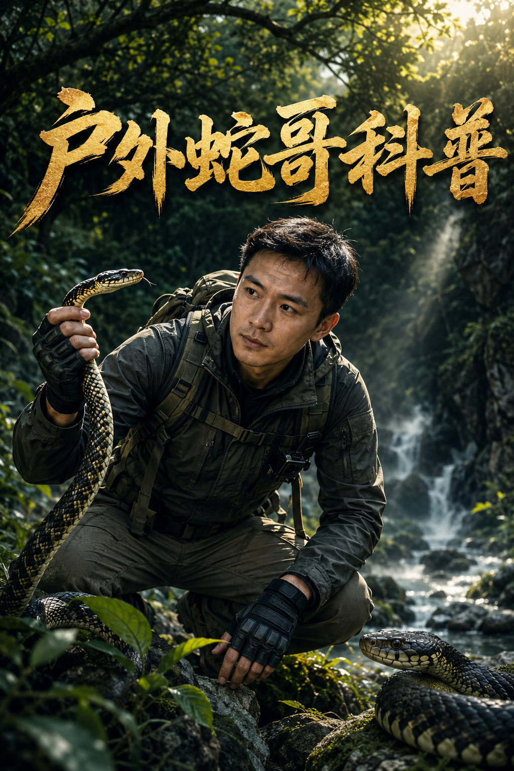 户外蛇哥科普 poster