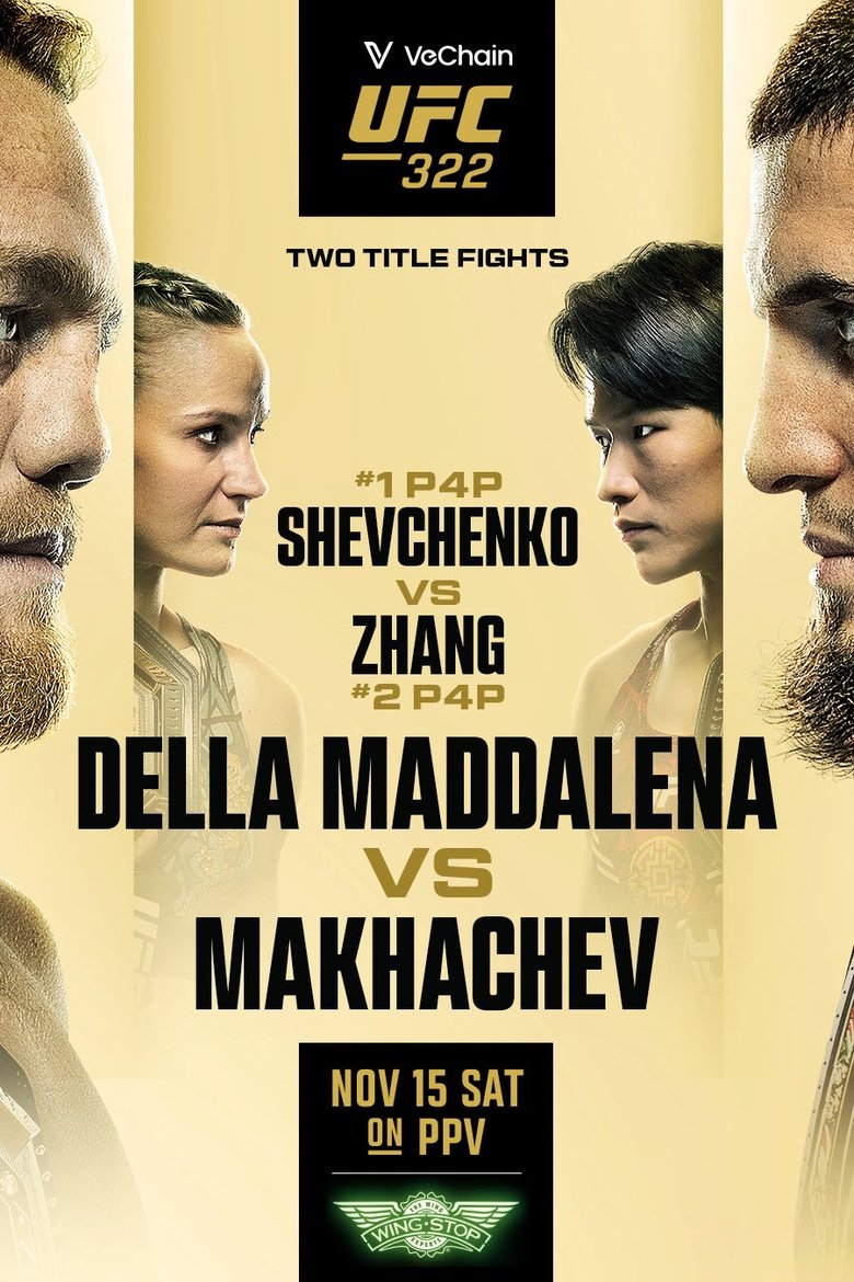 UFC 322: Della Maddalena vs. Makhachev poster