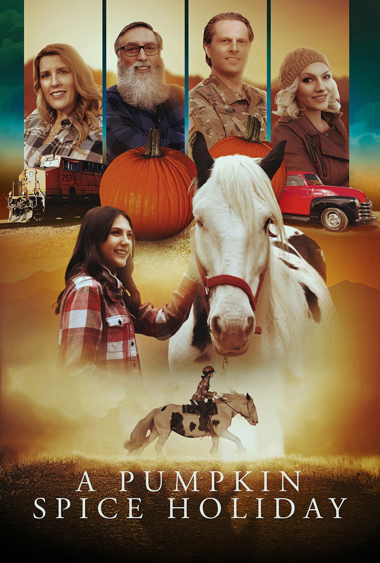 A Pumpkin Spice Holiday poster