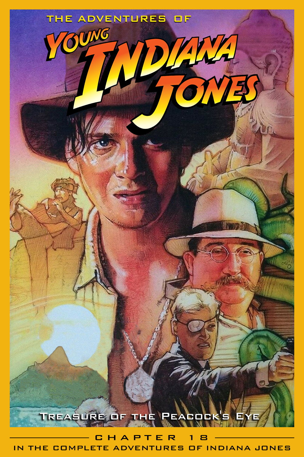 The Adventures of Young Indiana Jones: Treasure of the Peacock's Eye poster