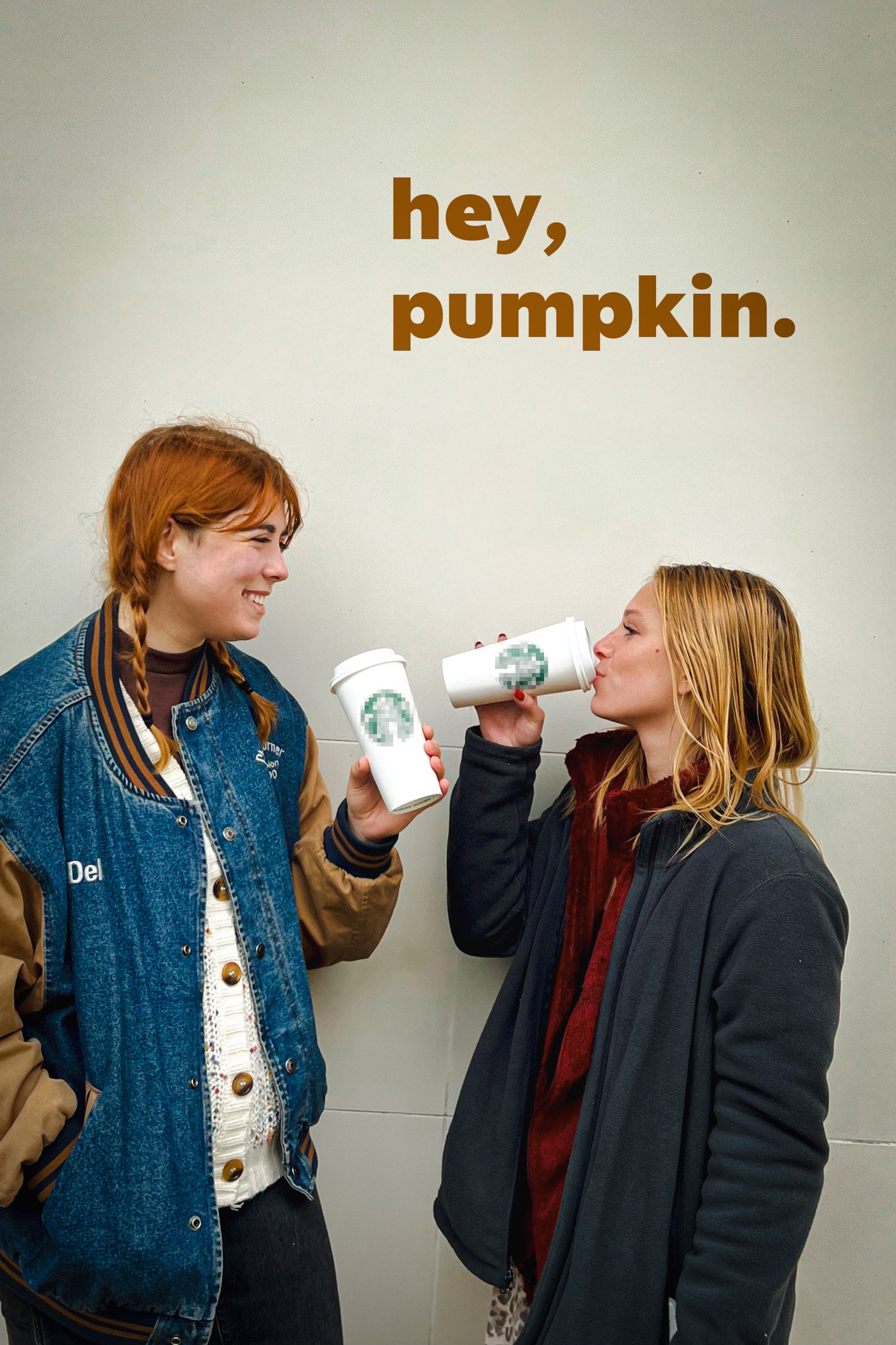 hey, pumpkin. poster