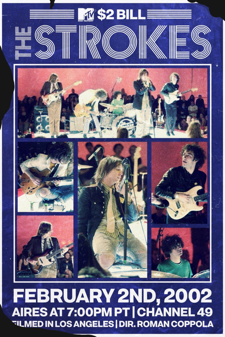 The Strokes: MTV $2 Bill Concert poster