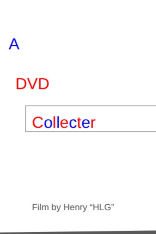 A DVD Collector poster