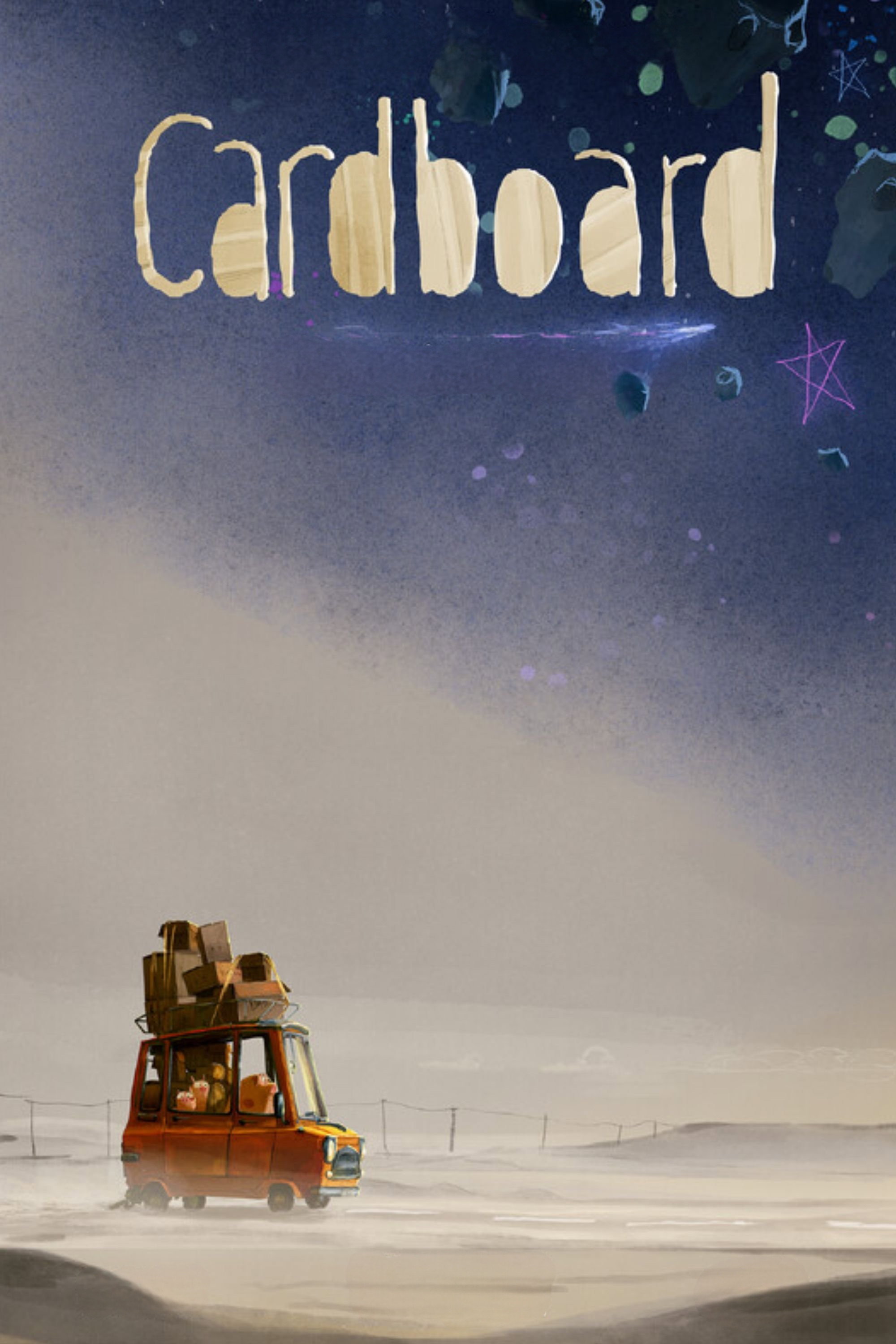 Cardboard poster