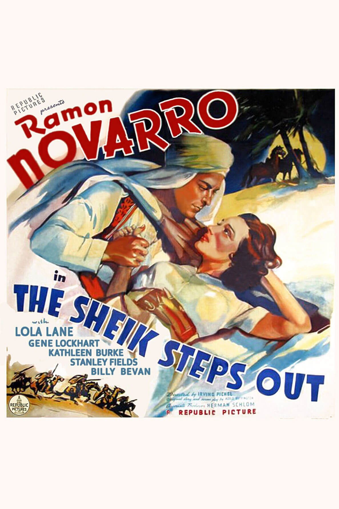 The Sheik Steps Out poster