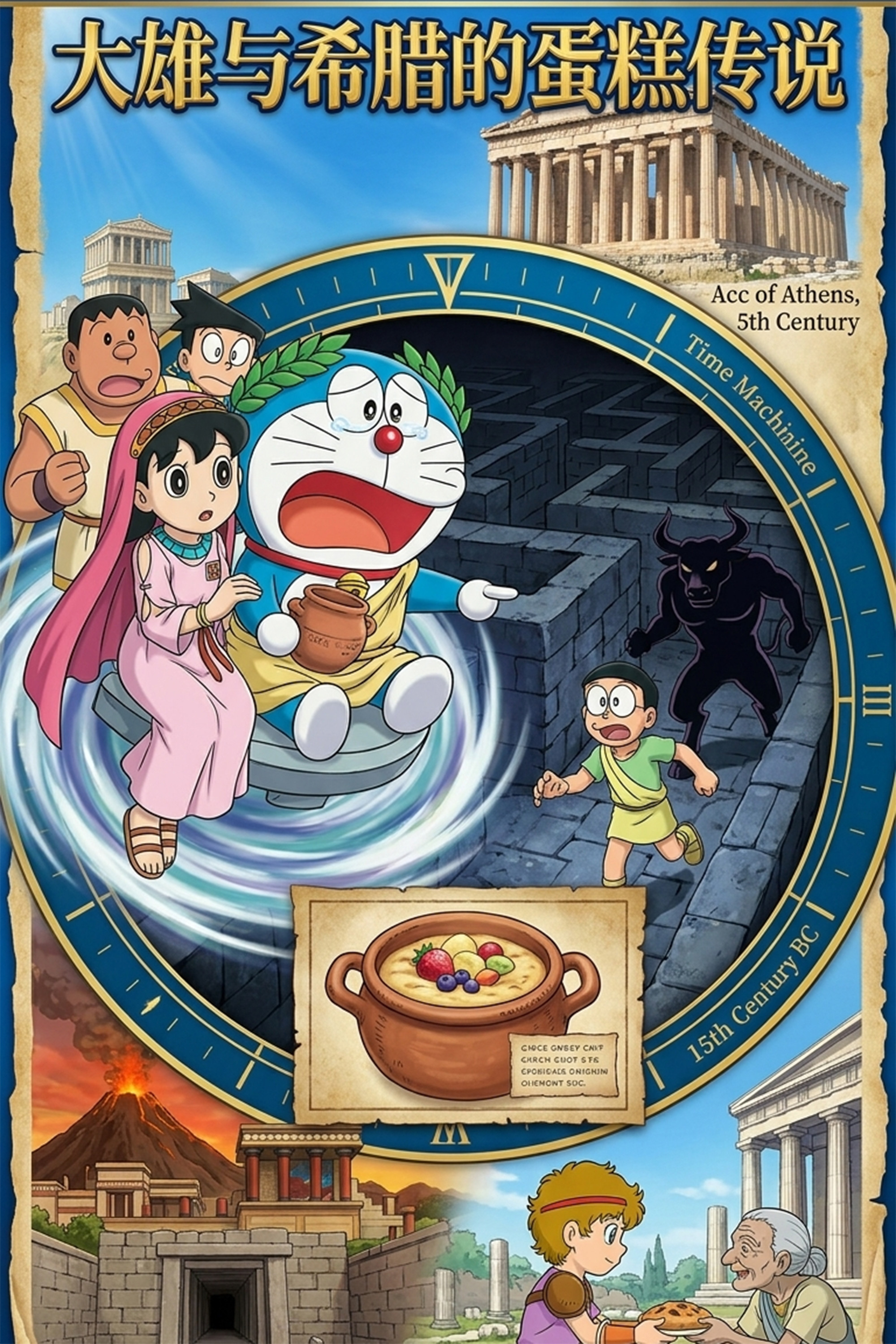 ドラえもん 誕生日スペシャル:のび太とギリシャのケーキ伝説 poster