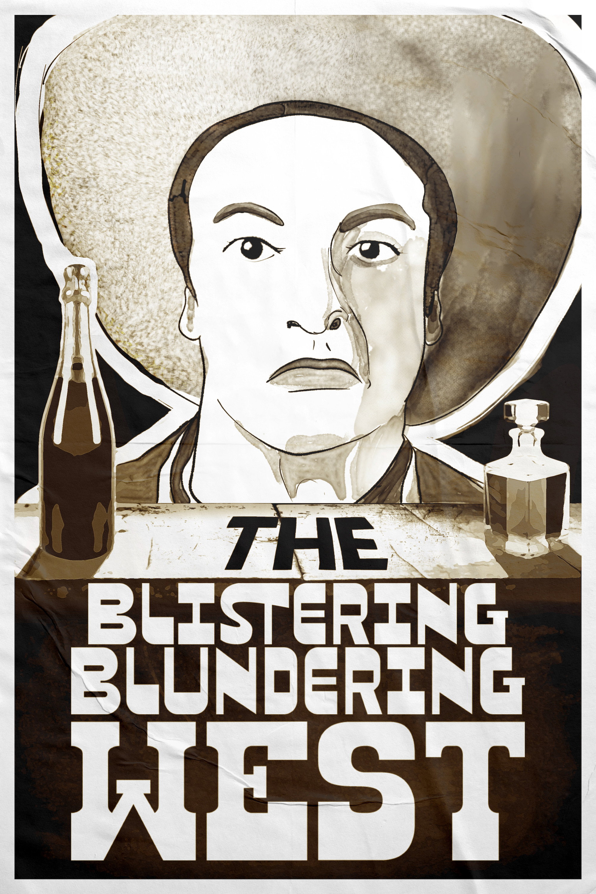 The Blistering Blundering West poster