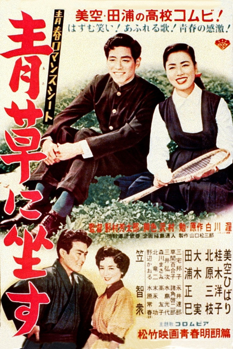 Youth’s Romance Seat: Sitting on the Green Grass poster