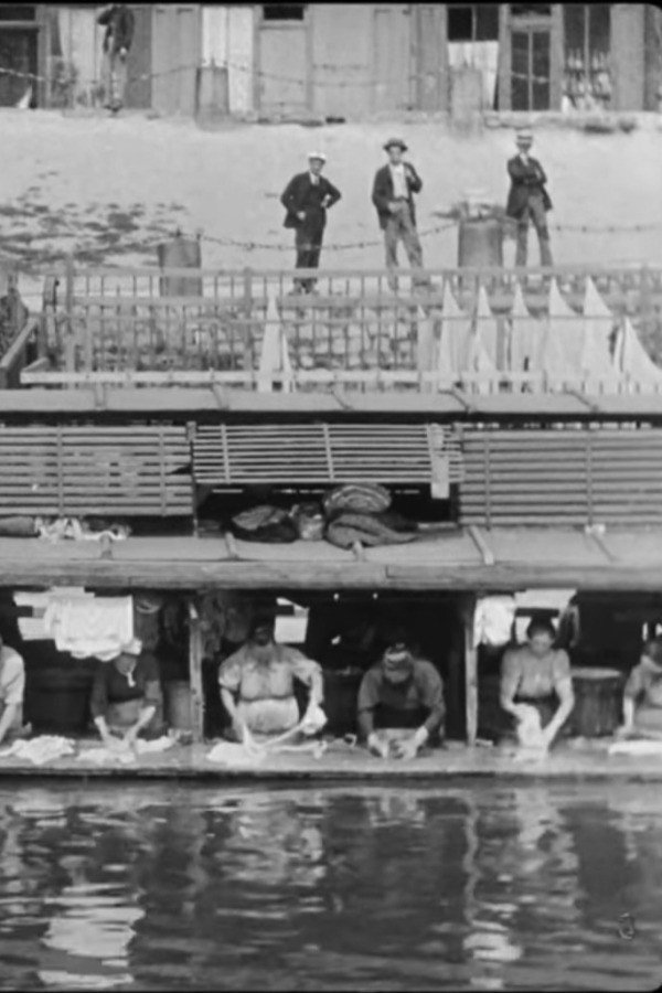 Washerwomen on the River poster
