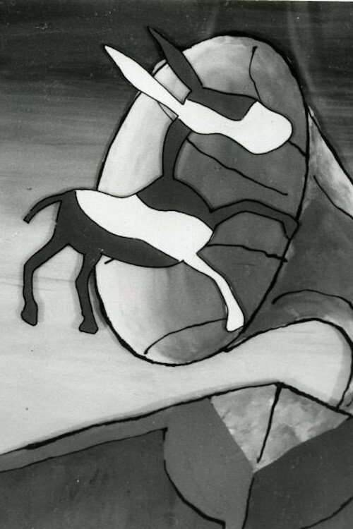 A Donkey in the Music-scale poster